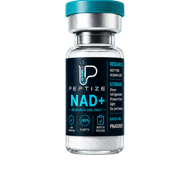 NAD+ research-use-only vial from Peptize