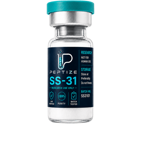 SS-31 research-use-only vial from Peptize