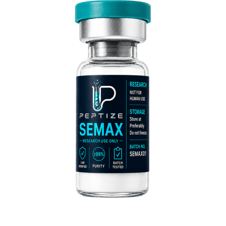 PZ-SEMAX 10mg research-use-only vial from Peptize